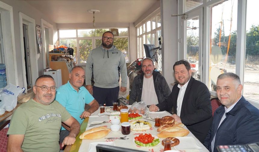 Başkan Talay, Pınarhisar Esnafıyla Kahvaltıda Buluştu