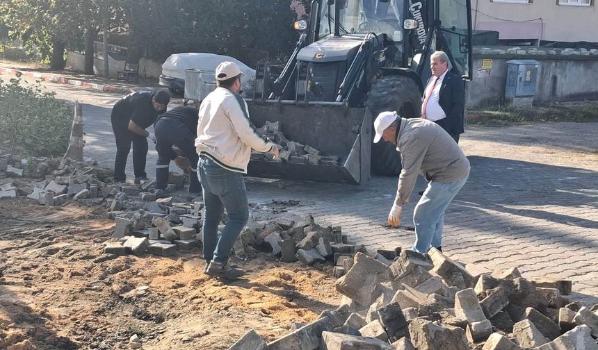 Alpullu’da Turgut Özal Caddesi’nde Yol Onarımı Tamamlandı
