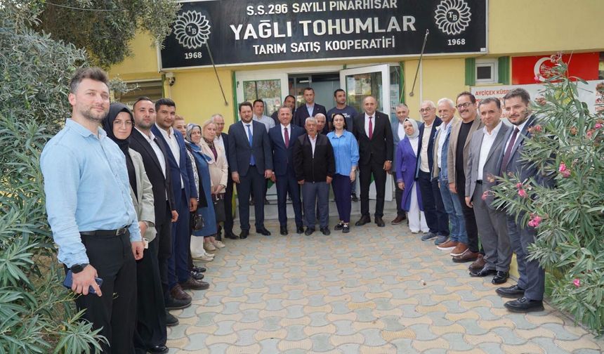 Pınarhisar’da Tarım ve Kooperatif Çalışmaları Görüşüldü