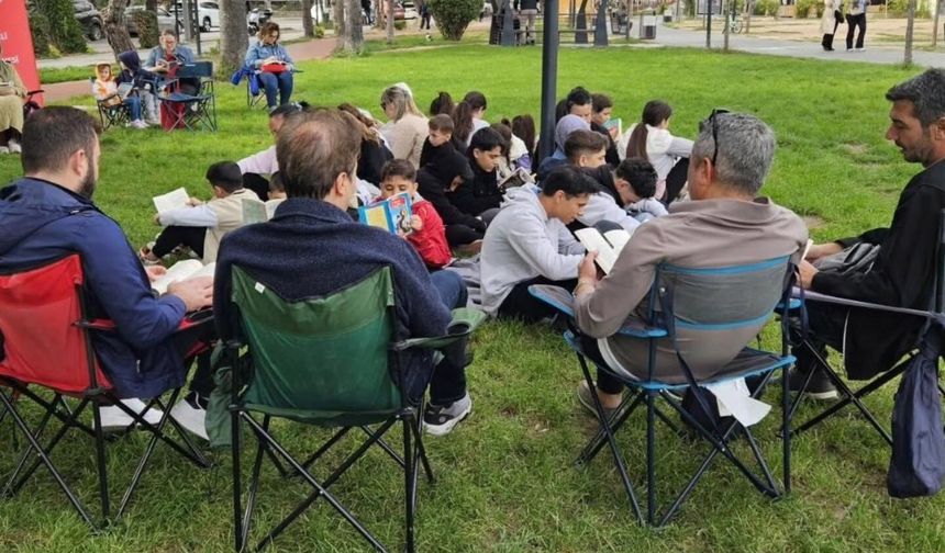 Kırklareli’nde Çocuklar Doğayla İç İçe Kitap Okudu