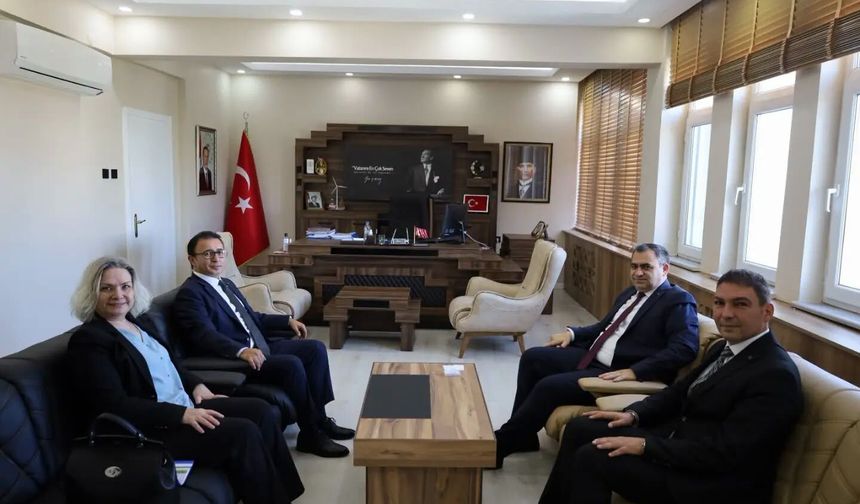Halkbankası Trakya Bölge Yöneticilerinden Kaymakam Balaban’a Ziyaret