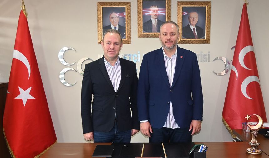 Başkan Ilık’tan MHP Edirne İl Başkanı Biçer’e Hayırlı Olsun Ziyareti