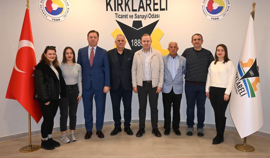 Kırklareli TSO’da Bosna Sancak Derneği ile İş Birliği Görüşmesi