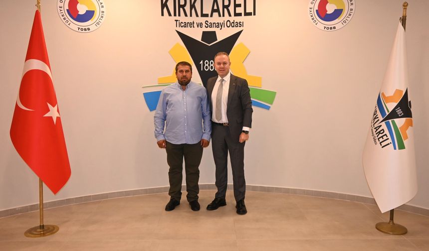 Kırklareli TSO Başkanı Ilık, İş İnsanı Tuncay Güler’i Ağırladı