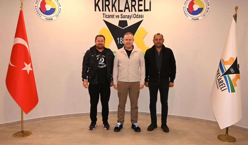 Kırklareli TSO’da Ekonomi ve İş Birliği Üzerine Görüşme