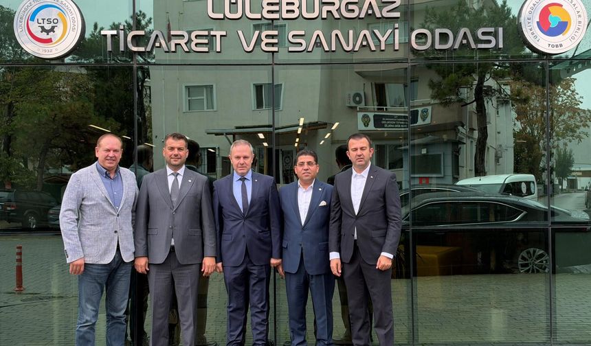 Başkan Ilık’tan Lüleburgaz TSO Başkanı Durmaz’a Hayırlı Olsun Ziyareti