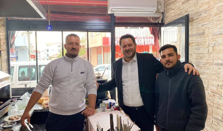 Başkan Talay, Pınarhisar Esnafı ve Vatandaşlarla Buluştu
