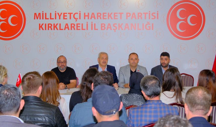 Başkan Bulut, MHP Kırklareli Teşkilatının Toplantısına Katıldı