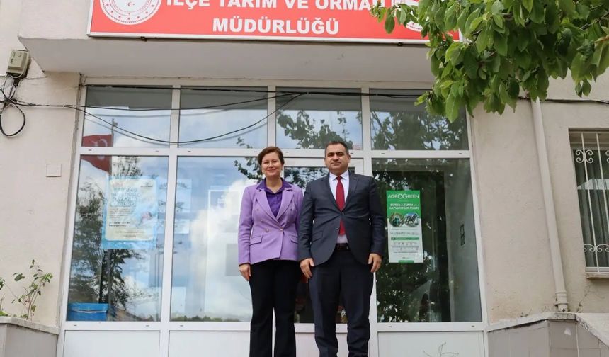 Kaymakam Balaban’dan Müdür Yılmaz’a Ziyaret