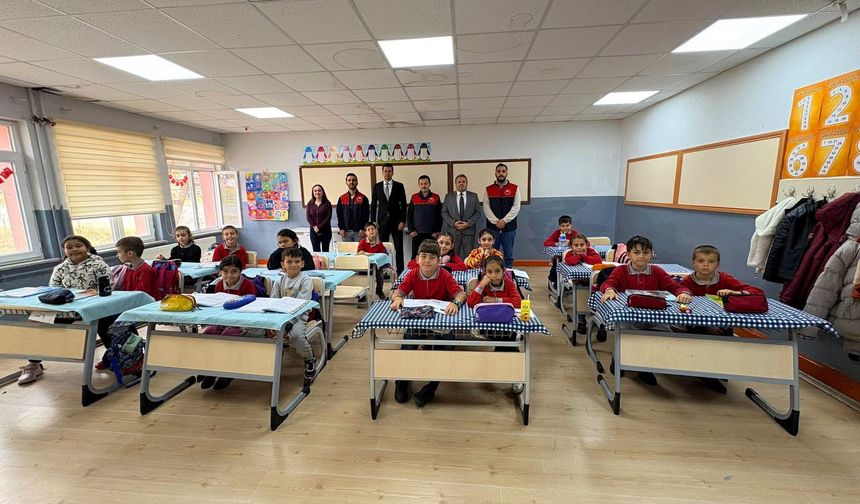 Kırklareli’nde İlkokul Öğrencilerine Bilinçlendirme Eğitimi
