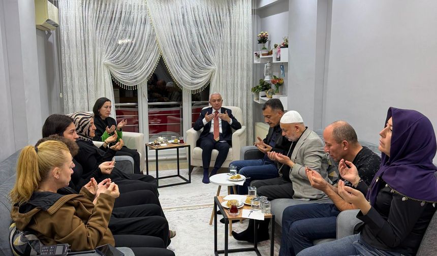 Merhum Polis Memuru Mete Kapancı’nın Ailesine Taziye Ziyareti