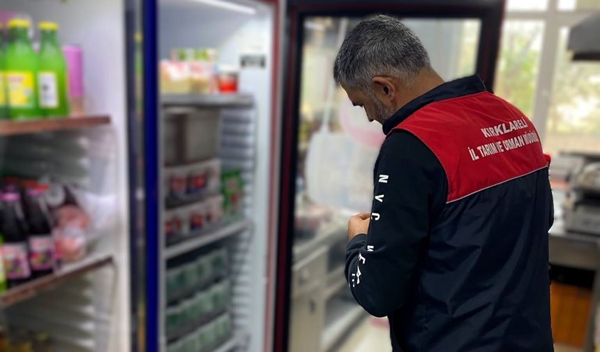 Pınarhisar’da Gıda İşletmelerine Denetim
