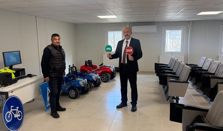 İl Millî Eğitim Müdürü Altınöz’den Trafik Eğitim Parkına Ziyaret