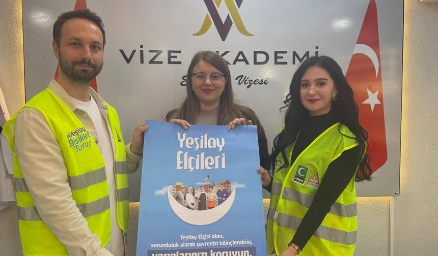 Yeşilay’dan Vize Akademi’ye Ziyaret