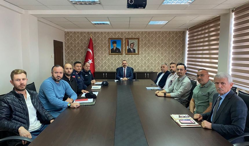 Pınarhisar’da Spor Güvenliği Kurulu Toplandı