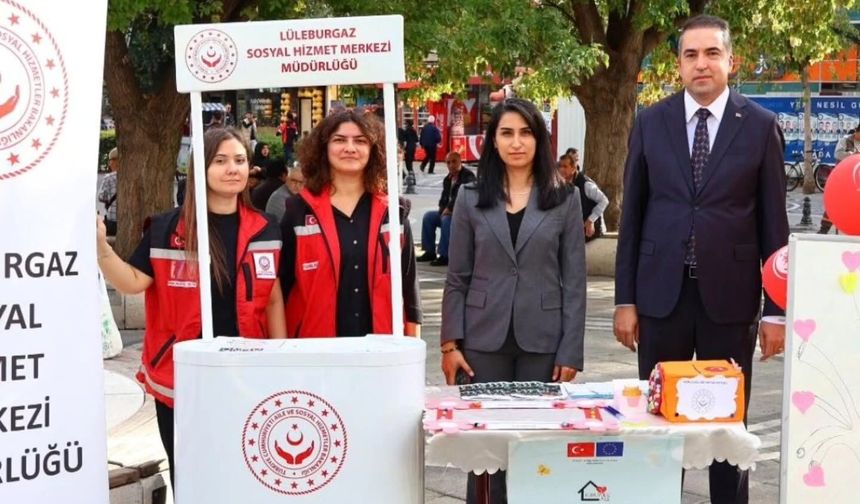 Lüleburgaz’da Koruyucu Aile Hizmeti İçin Farkındalık Standı