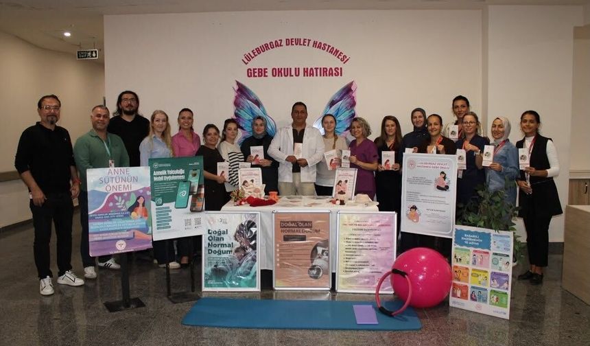 Normal Doğum ve Emzirme Haftası Bilgilendirmesi Yapıldı