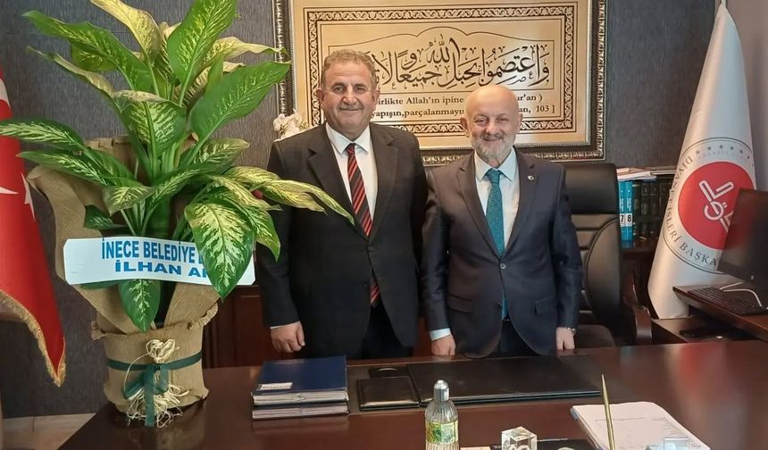 İnece Belediye Başkanı Arı’dan Müftü Işıldar’a ziyaret