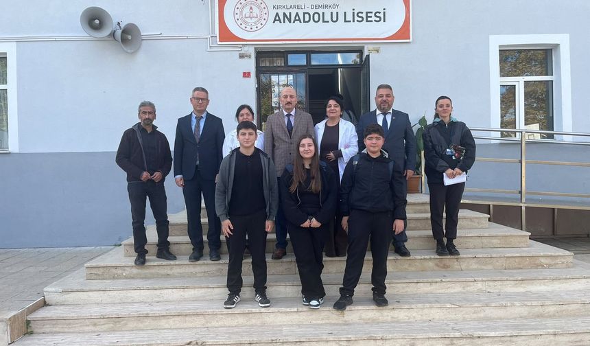 Müdür Altınöz’den Demirköy Anadolu Lisesi’ne Ziyaret