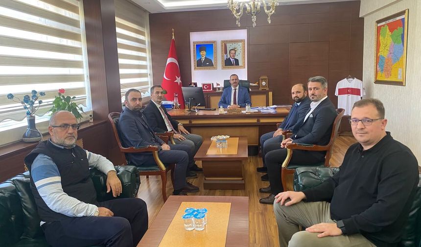 Pınarhisar Kaymakamı Özderin, Din Görevlilerini Kabul Etti