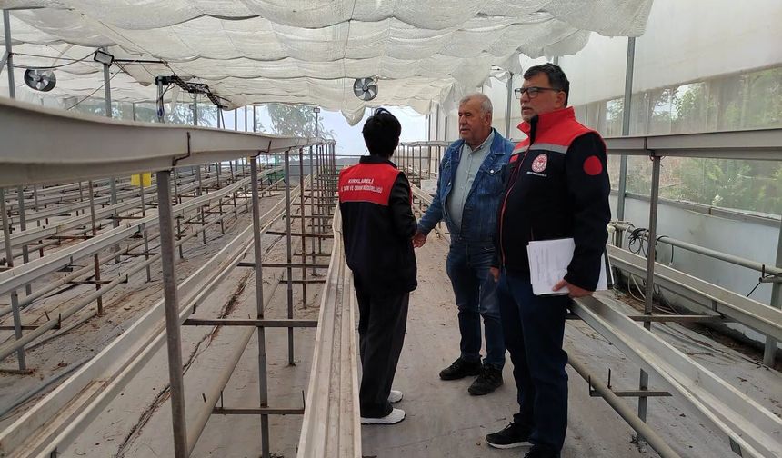 Lüleburgaz’da Seralarda Tespit ve Kontrol Çalışması