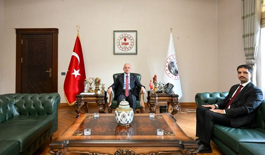 Kaymakam Adayı Yonca’dan Vali Turan’a Ziyaret