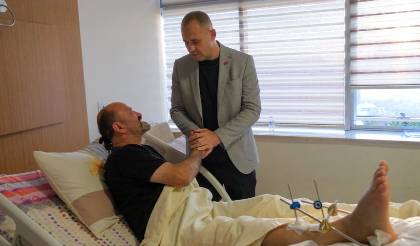 Başkan Bulut’tan Tetik’e Geçmiş Olsun Ziyareti
