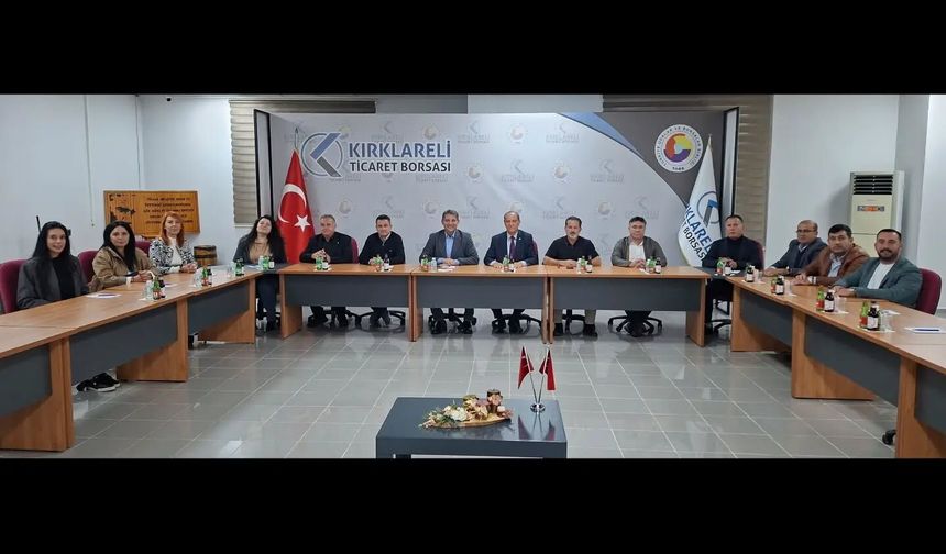 CHP Kırklareli Merkez İlçe Yönetiminden Ticaret Borsasına Ziyaret