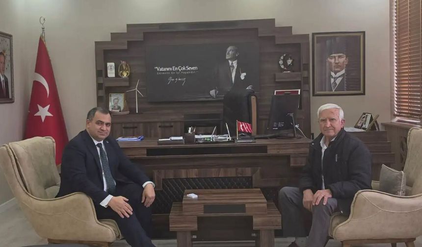 Kıbrıs Gazisi Kuşoğlu’ndan Kaymakam Balaban’a Ziyaret