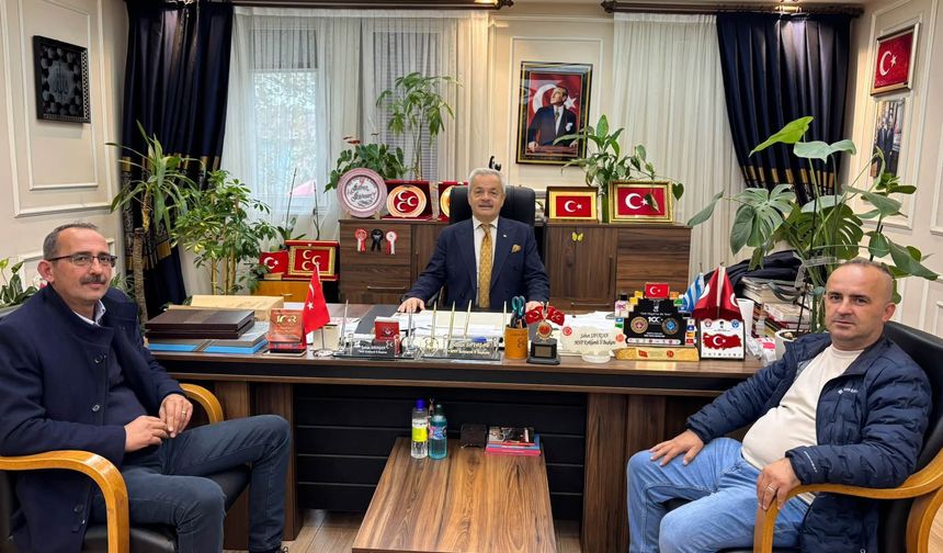 Kofçaz Teşkilatından Başkan Savaşan’a Tebrik Ziyareti