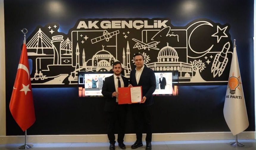AK Parti İl Gençlik Kolları Başkanlığına Kerem Berkant Çatkaya Atandı