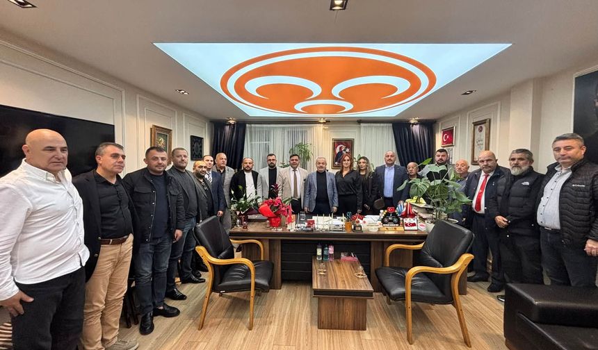 MHP Lüleburgaz’dan İl Başkanı Şaban Savaşan’a Tebrik Ziyareti