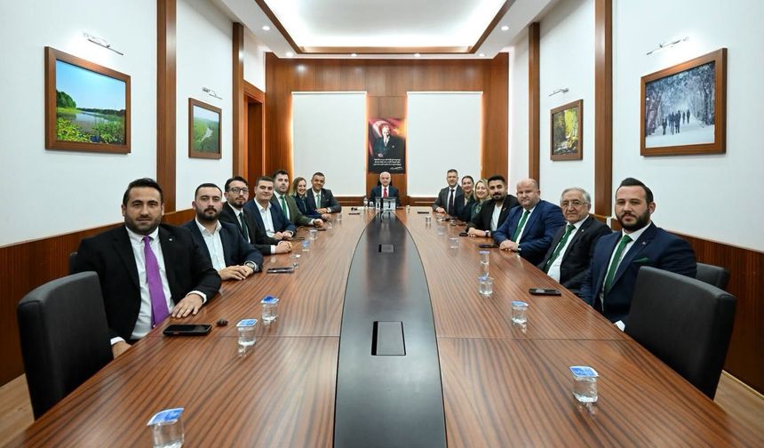 Vali Turan, İş İnsanı Erdinç Nişikli’yi Kabul Etti