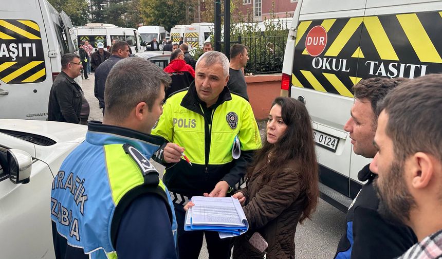 Kırklareli’nde Okul Servislerine Ortak Denetim