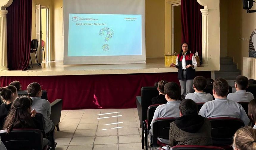 Pınarhisar’da Öğrencilere Gıda İsrafı Anlatıldı