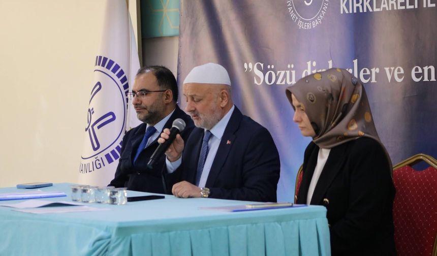 Kırklareli İl Müftülüğü Aylık Mutat Toplantısı Gerçekleştirildi