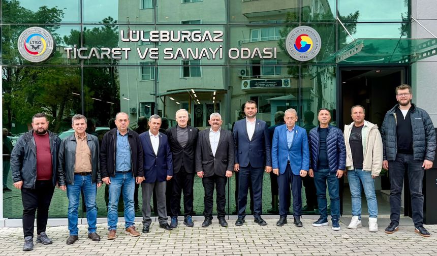 Lüleburgaz Ticaret Borsası’ndan Lüleburgaz TSO’ya Hayırlı Olsun Ziyareti