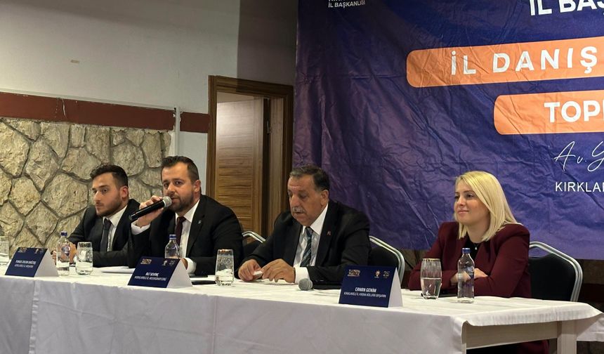 AK Parti Kırklareli Teşkilatı Genişletilmiş İl Danışma Meclisi Toplantısı Gerçekleştirdi