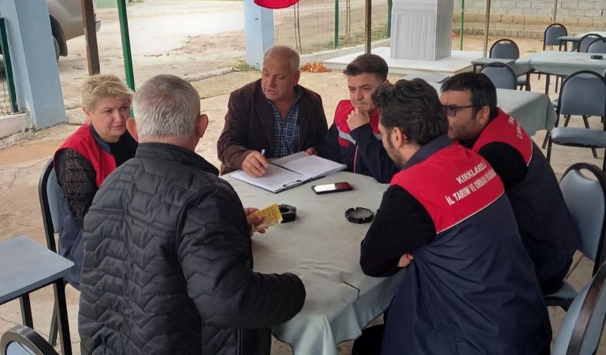 Kırklareli’nde Çiftçilere Tarımsal Üretim ve Desteklemeler Anlatıldı