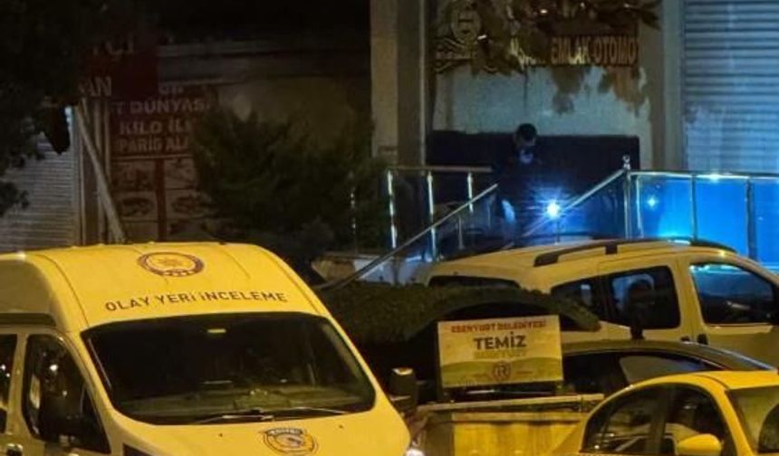 Esenyurt'ta bir emlak ofisine molotof atıldı