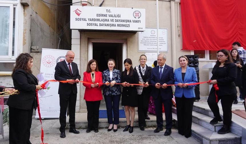 Edirne'de kadınların emeği SODAM'da değere dönüşüyor