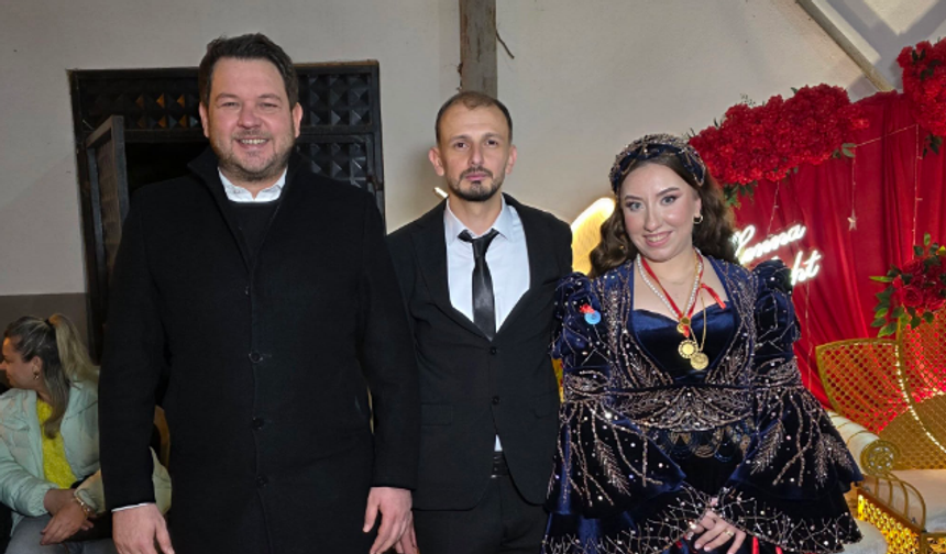 Başkan Talay, Ayça ve Samet’in Düğün Törenine Katıldı