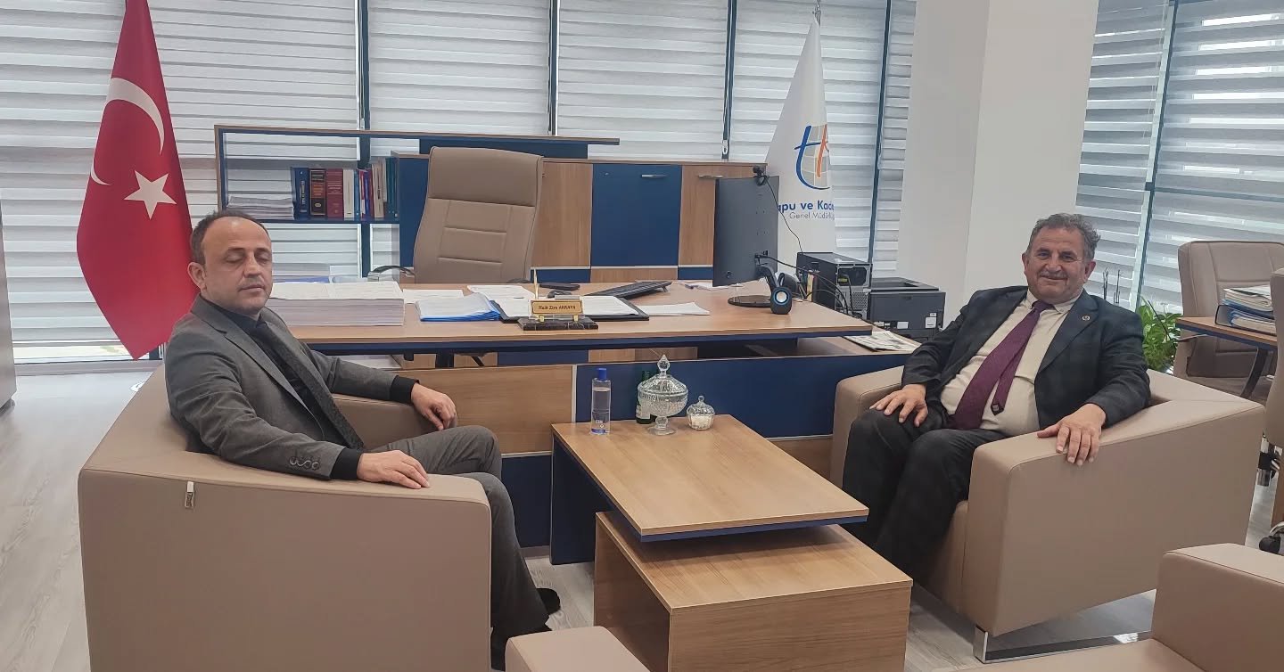 Başkan Arı’dan Kadastro İl Müdürü Akmaya’ya Ziyaret