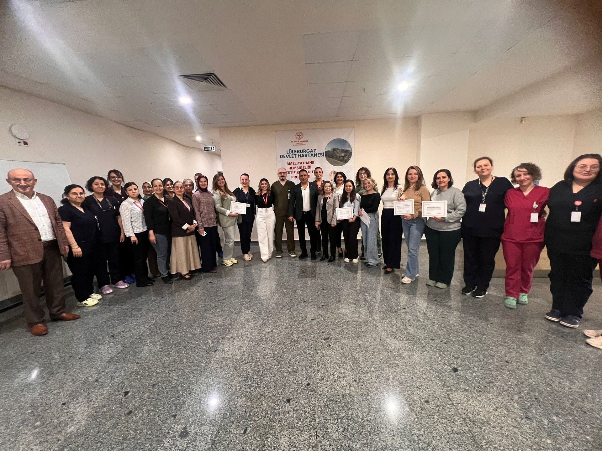 Lüleburgaz’da Ameliyathane Hemşireliği Eğitimi Tamamlandı