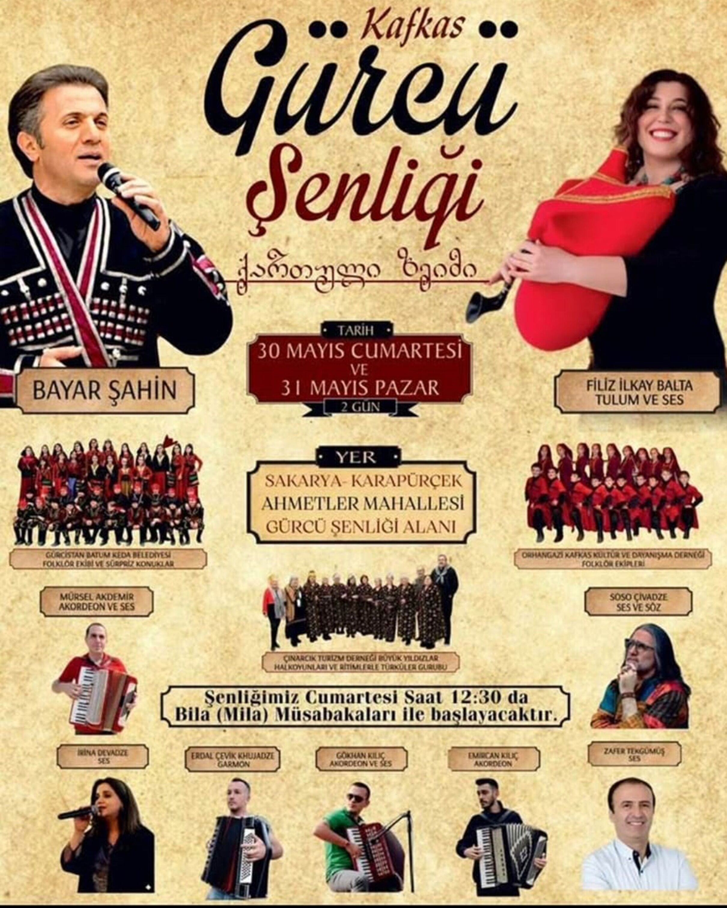 Gürcü Şenli̇k Afi̇ş