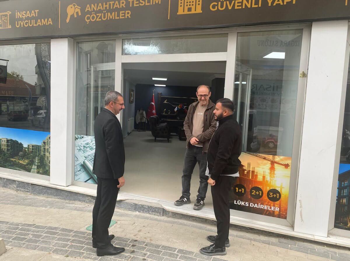 Kaymakam Özderin’den Pınarhisar Esnafına Ziyaret