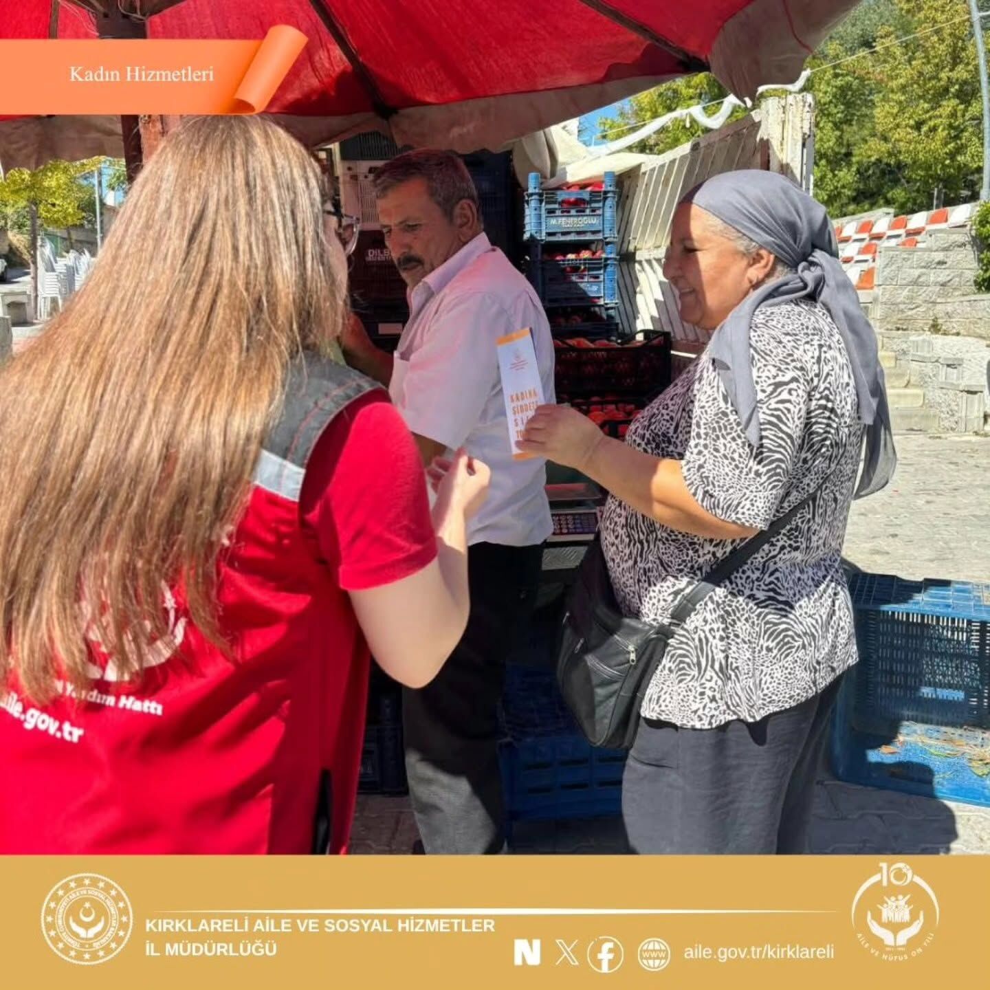 Pınarhisar’da Kadına Yönelik Şiddete Karşı Farkındalık Çalışması