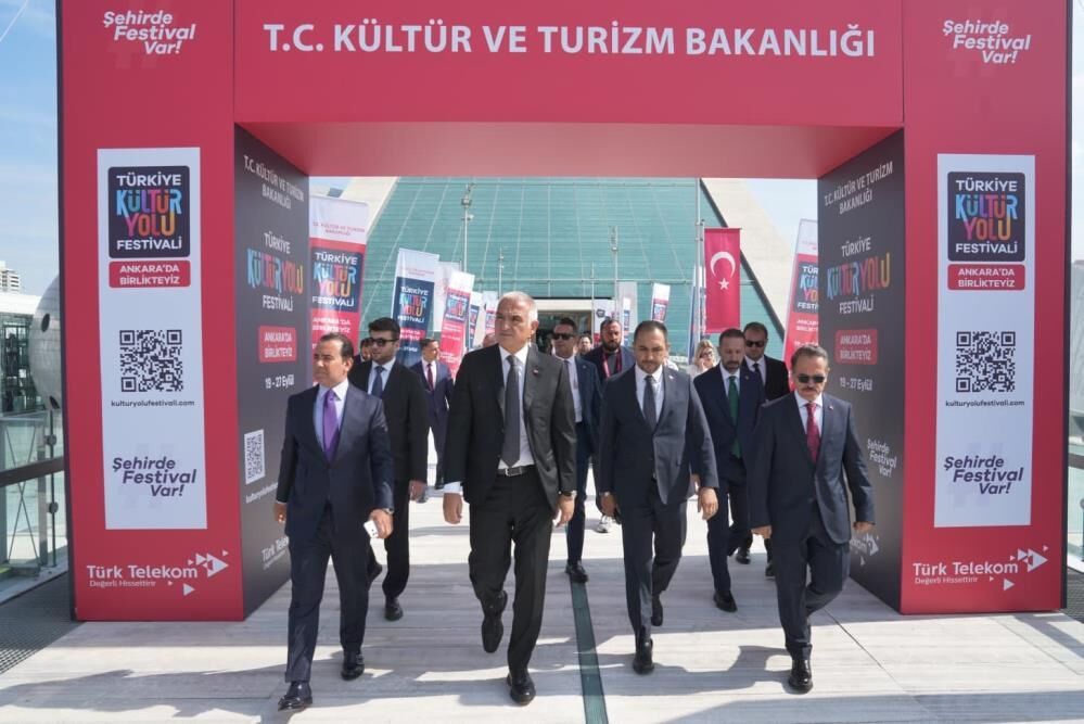Bakan Ersoy başkentte startı verdi, Ankara kültür yolu festivali başladı