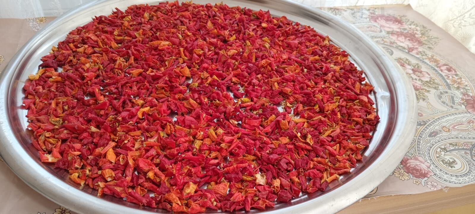 Kışlık Kırmızı Biber Hazırlığı Sürüyor