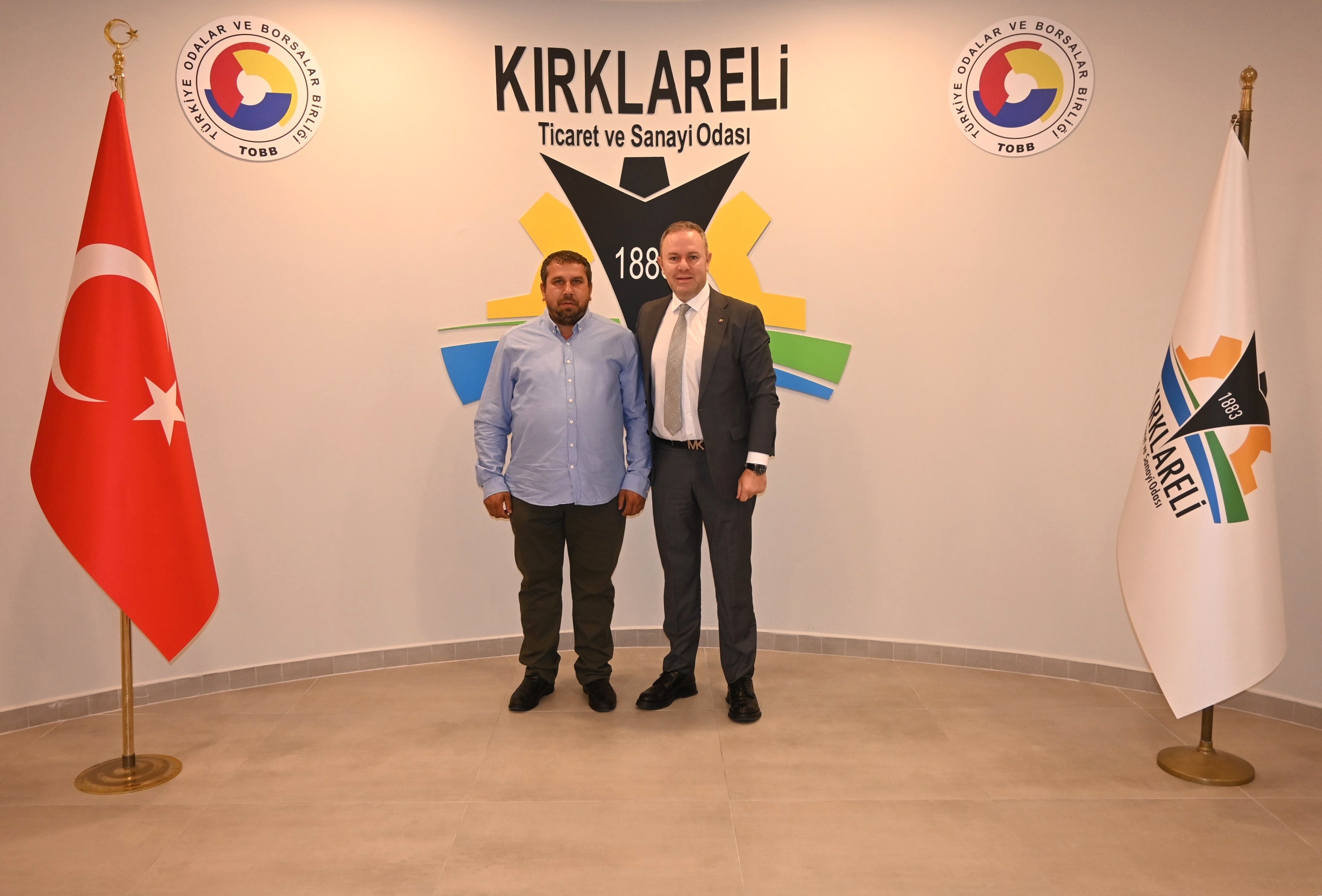 Kırklareli TSO Başkanı Ilık, İş İnsanı Tuncay Güler’i Ağırladı